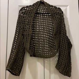 Women’s Dark Green Free People Shawl Large